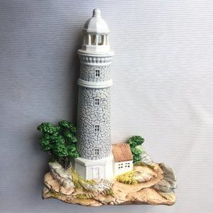 Tampa Bay Mold Co Gray White Cobblestone Lighthouse Statue Garden Beach Nautical